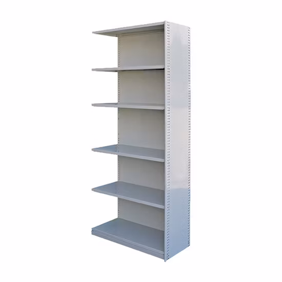 Rack de prateleira de aço laminado vertical para armazenamento leve e médio Estante