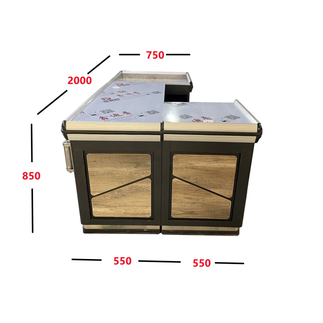 Supermarket Equipments of Checkout Counter of Cashier Counter