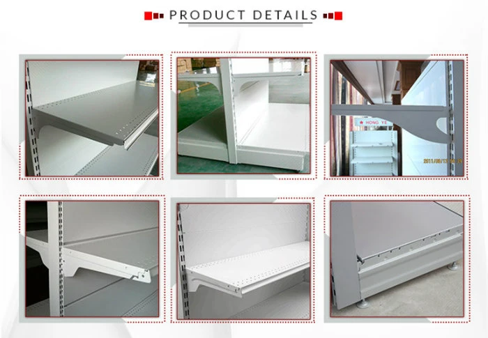 Wholesale Supermarket Hypermarket Metal Display Store Gondola Shelf