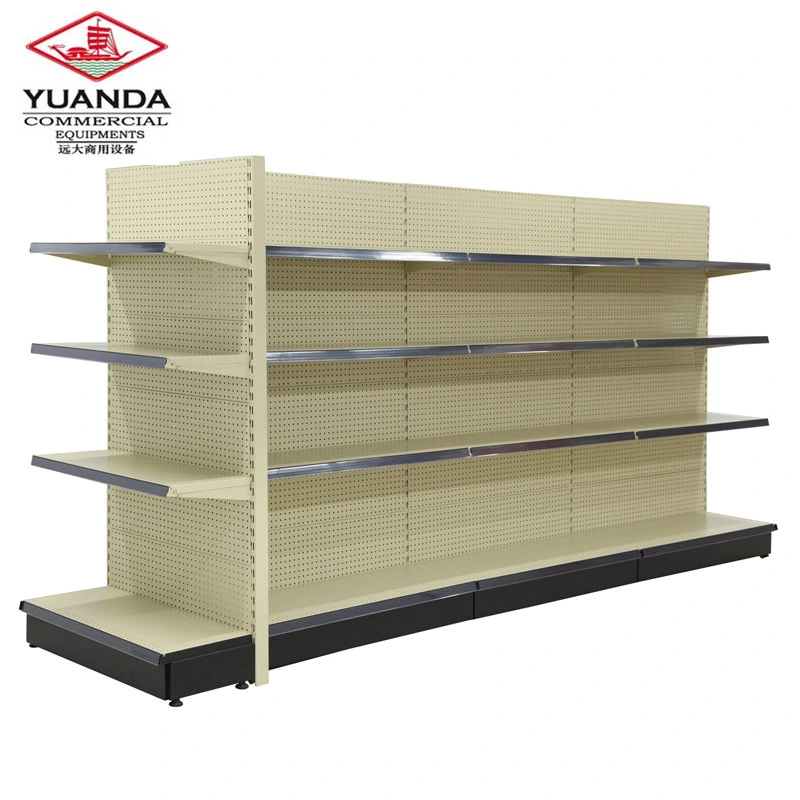 Store Display Supermarket Shelf Factory Direct Metal Steel Gondola Retail Display Racks Supermarket Equipment