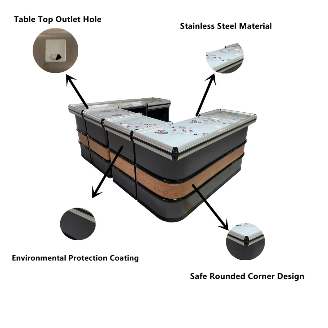 Popular Cashier Checkout Counter 1800*600*850mm