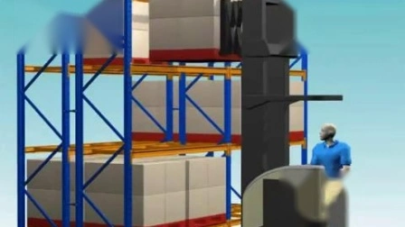 Sistema de estantes para armazéns Estantes de paletes de profundidade dupla para serviço pesado