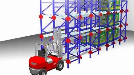 Estantes de paletes personalizadas de alta velocidade para serviço pesado para armazenamento em armazém